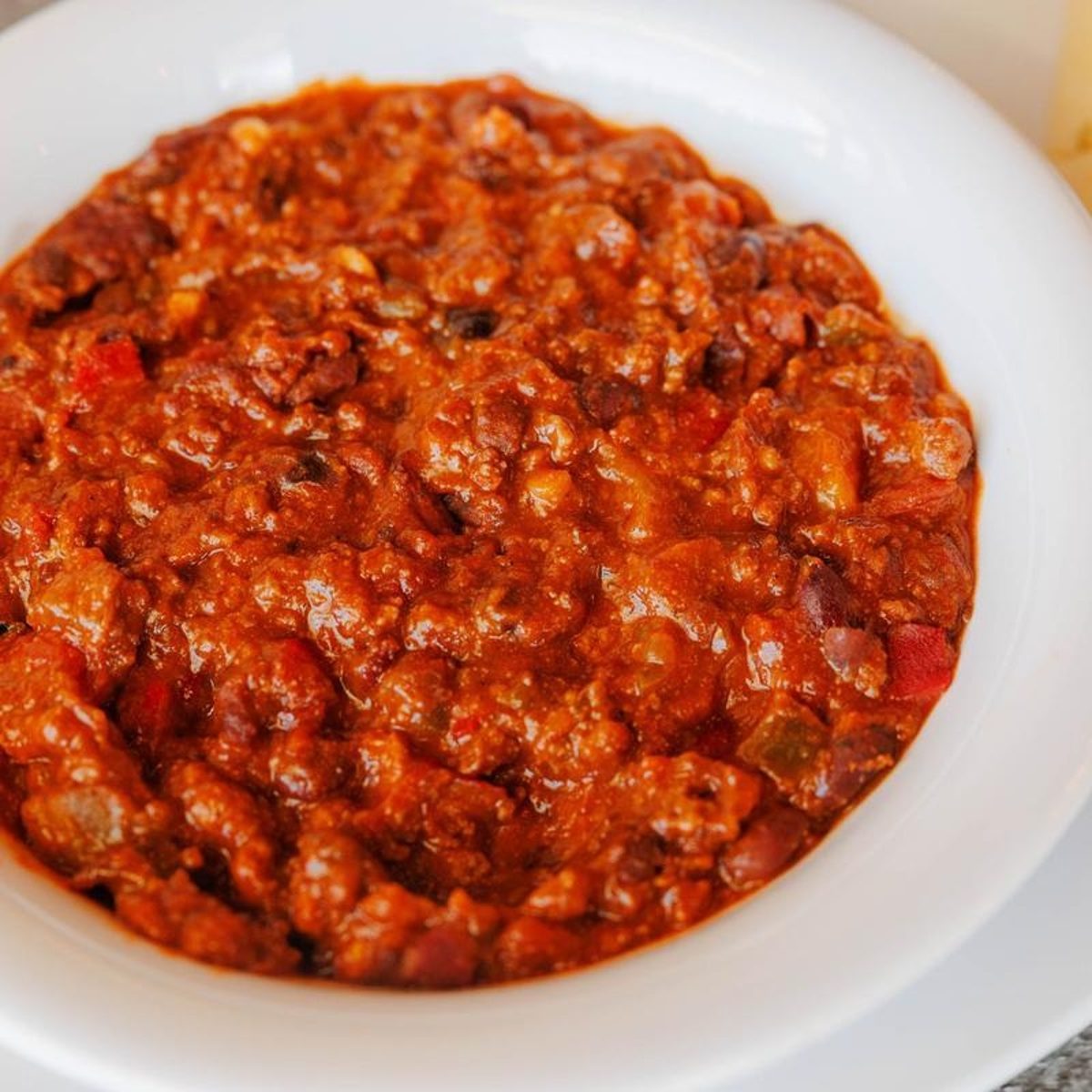 CHILI BEEF WITH BEANS
