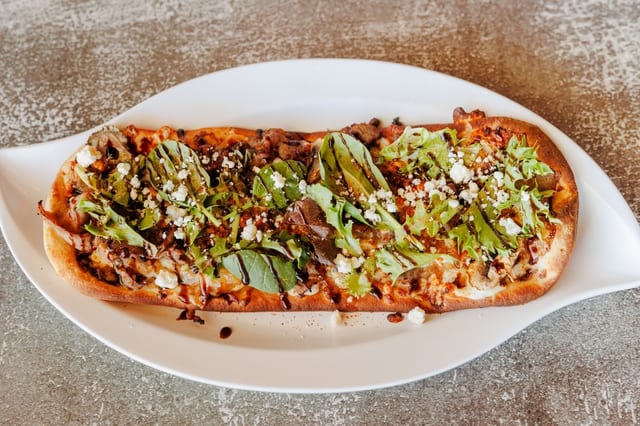Black & Blue  Flatbread.